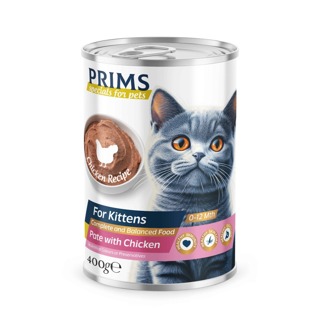 PRIMS FOR KITTENS PATE WITH CHICKEN 400 GR