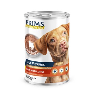 PRIMS FOR PUPPIES PATE WITH LAMB 400 GR
