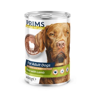 PRIMS FOR ADULT DOGS PATE WITH LAMB 400 GR