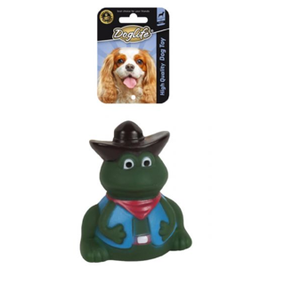 DOGLİFE KÖPEKLER İÇİN FROG WITH HAT OYUNCAK