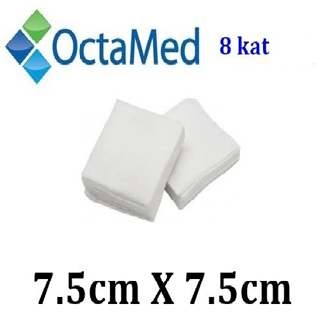 OCTACARE NONSTRİL KOMPRESS 7,5X7,5  CM 8 KATLI 100 AD.