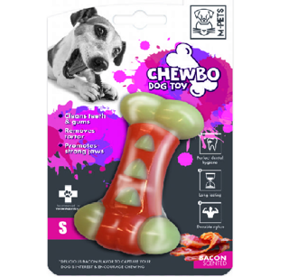 M-PETS CHEWBO TRIBONE DENTAL ET AROMALI KÖPEK OYUNCAĞI (S)